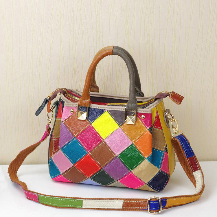 Stunning Black Quilted Handbag - Must-Have Fashion Statement! - Leather bags