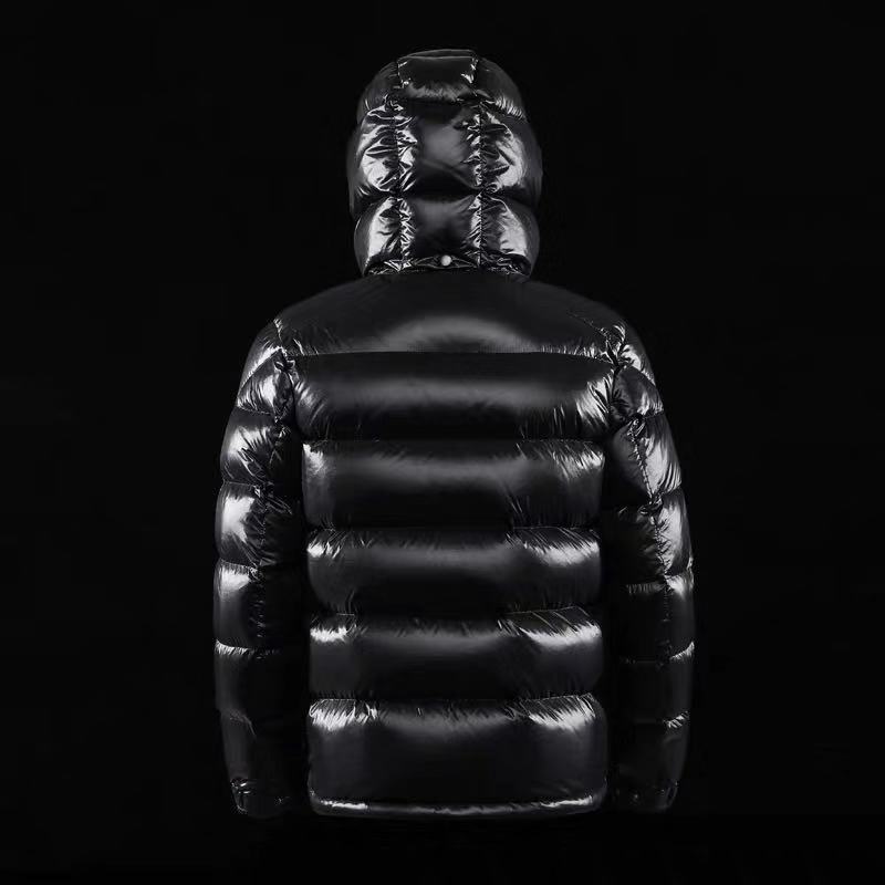 "Winter's Hottest Trend: Short Shiny White Duck Down Jacket"