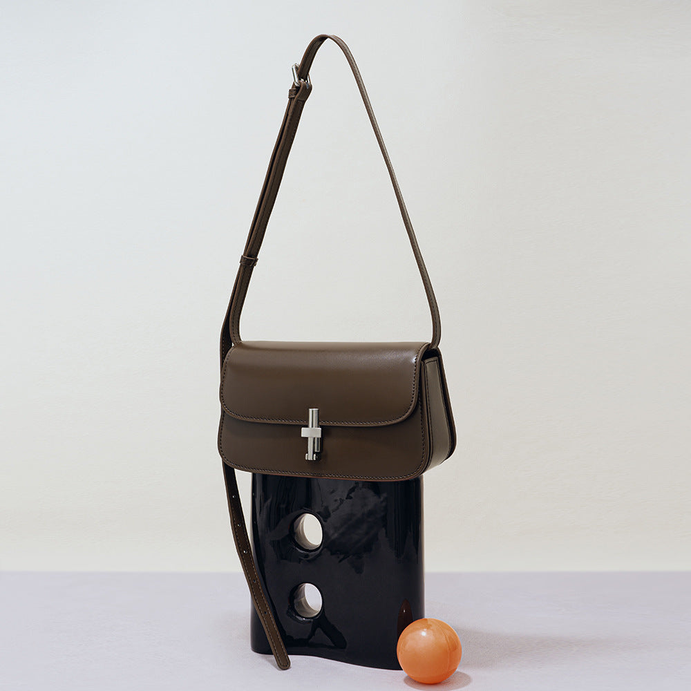 Elegant Genuine Leather Women’s Crossbody Bag – Urban Simplicity Style