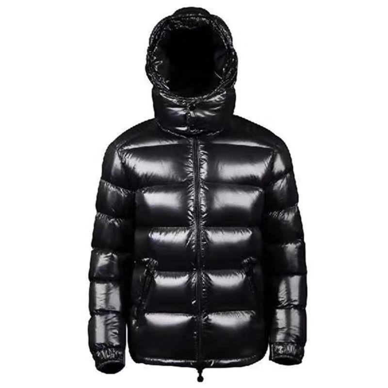 "Winter's Hottest Trend: Short Shiny White Duck Down Jacket"