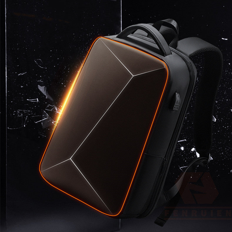 Men’s Business Casual Laptop Backpack with Code Lock