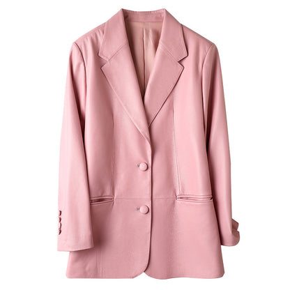 Female Suit Coat New Fashion Sheepskin - Boutique Élégance