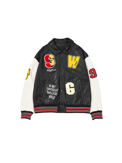 Men’s Bonnefullest Print Jacket – Loose Fit Lapel Coat in 100% Viscose