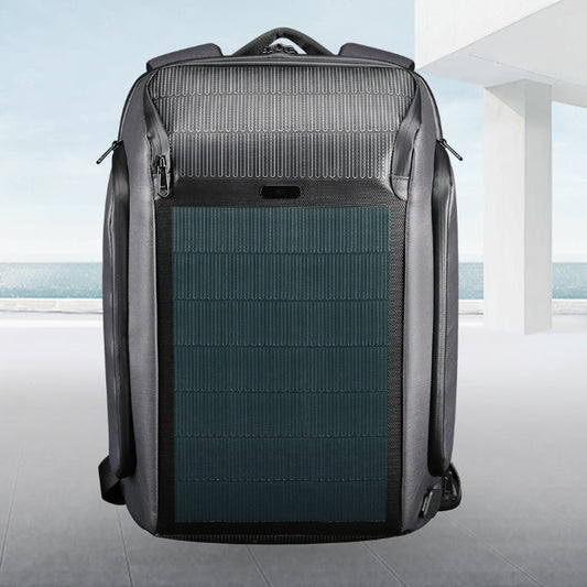 Solar-Powered Laptop Backpack 15.6” | Waterproof Anti-Theft Travel Backpack with USB Charging (20–35L)