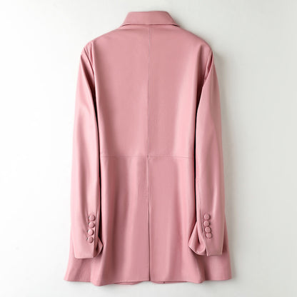 Female Suit Coat New Fashion Sheepskin - Boutique Élégance