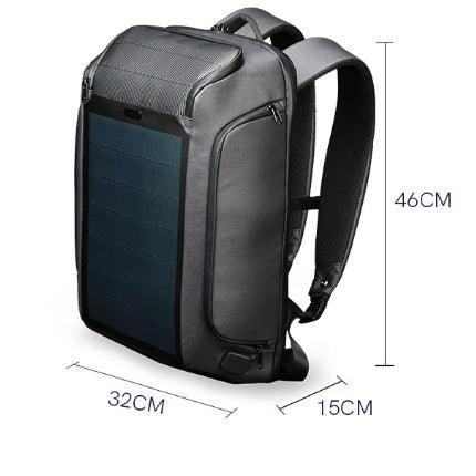 Solar-Powered Laptop Backpack 15.6” | Waterproof Anti-Theft Travel Backpack with USB Charging (20–35L)