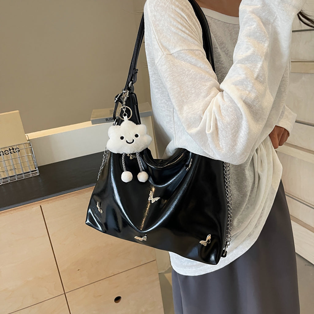 Handbags for Women – Large Designer Shoulder & Crossbody Bag, PU Leather Purse with Adjustable Strap, Stylish Ladies Tote