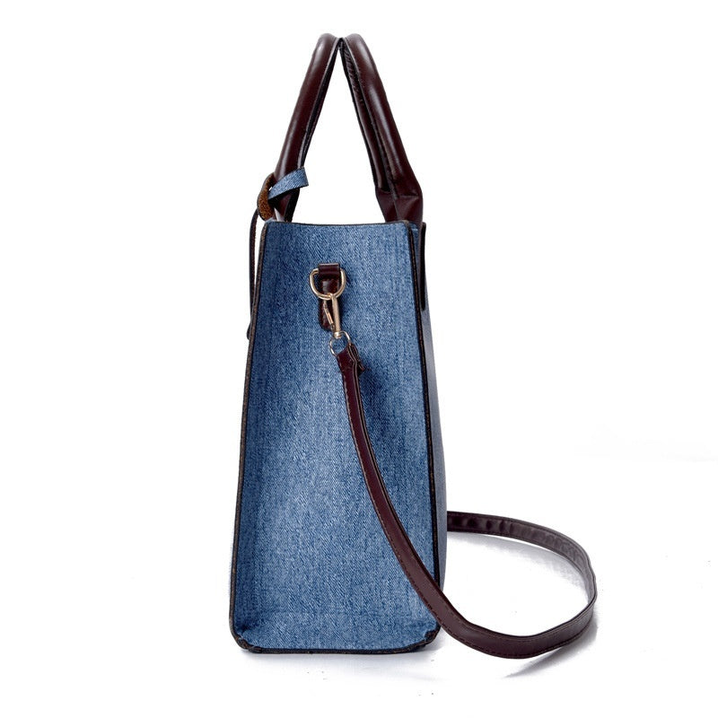 Women’s 3-Piece PU Leather Handbag Set – Tote Bag, Shoulder Bag & Clutch Purse
