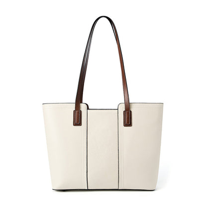 Women’s Large Capacity Commuter Shoulder Bag – Genuine Leather Tote Handbag for Work, Travel & Everyday Use - Boutique Élégance