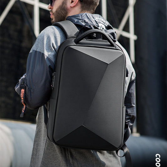 Men’s Business Casual Laptop Backpack with Code Lock