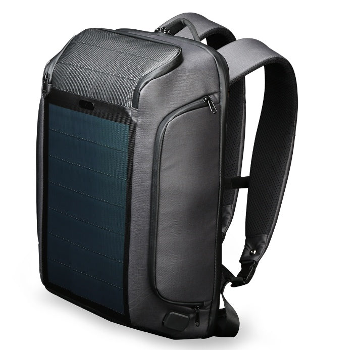 Solar-Powered Laptop Backpack 15.6” | Waterproof Anti-Theft Travel Backpack with USB Charging (20–35L)